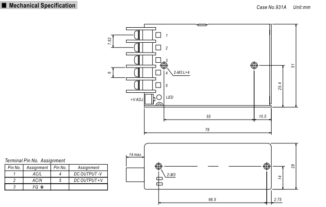 Power Supply 24V DC (RS 25 W 24)